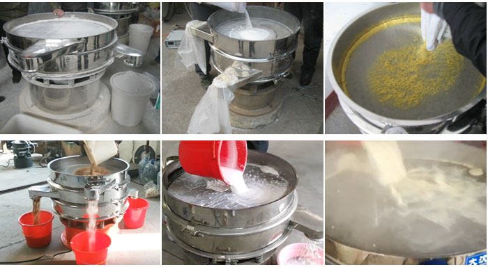 豆?jié){振動(dòng)篩可適用于化工行業(yè)、食品行業(yè)、冶金礦業(yè)、公害處理等行業(yè)