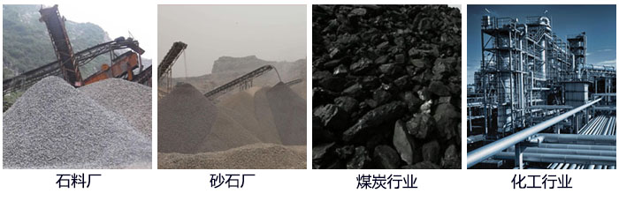 滾筒篩篩沙機適用行業：石料廠，砂石廠，煤炭行業，化工行業等。